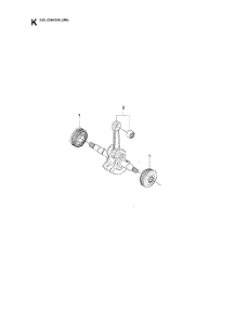 Crankshaft parts for Husqvarna Chainsaw 235E from AppliancePartsPros.com