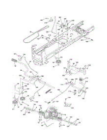 Drive parts for Husqvarna Riding Mower Tractor 240440 from AppliancePartsPros.com