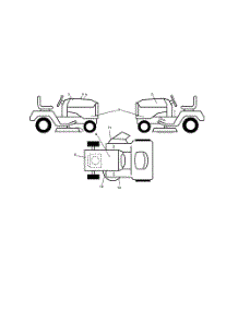 Decals parts for Husqvarna Riding Mower Tractor 240440 from AppliancePartsPros.com