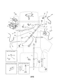 Electrical parts for Husqvarna Riding Mower Tractor 240442 from AppliancePartsPros.com