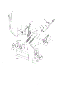 Mower Lift parts for Husqvarna Riding Mower Tractor 240442 from AppliancePartsPros.com