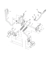 Mower Lift parts for Husqvarna Riding Mower Tractor 240470 from AppliancePartsPros.com