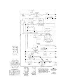 Schematic Diagram parts for Husqvarna Riding Mower Tractor 240471 from AppliancePartsPros.com