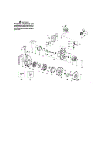 Cylinder  /  Crankcase  /  Crankshaft parts for Husqvarna Leaf Blower 24B from AppliancePartsPros.com