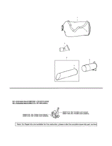 Vacuum Bag  /  Tube parts for Husqvarna Leaf Blower 24B TYPE 1 from AppliancePartsPros.com