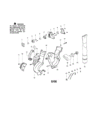 Housing  /  Handle  /  Tube parts for Husqvarna Leaf Blower 24B TYPE 2 from AppliancePartsPros.com