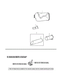 Vacuum Bag  /  Tube parts for Husqvarna Leaf Blower 24B TYPE 2 from AppliancePartsPros.com