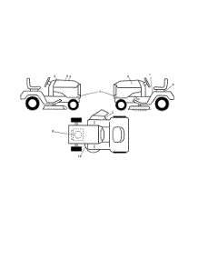Decals parts for Husqvarna Riding Mower Tractor 250180 from AppliancePartsPros.com