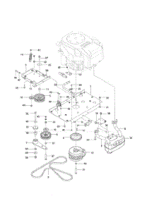 Engine Plate parts for Husqvarna Riding Mower Tractor 250212 from AppliancePartsPros.com