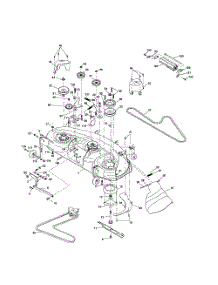 Mower Deck parts for Husqvarna Riding Mower Tractor 279080 from AppliancePartsPros.com