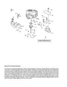 Engine parts for Husqvarna Riding Mower Tractor 286560 from AppliancePartsPros.com