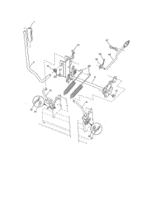 Mower Lift parts for Husqvarna Riding Mower Tractor 286560 from AppliancePartsPros.com