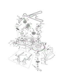 Mower Deck parts for Husqvarna Riding Mower Tractor 286560 from AppliancePartsPros.com