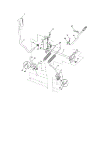 Mower Lift parts for Husqvarna Riding Mower Tractor 287560 from AppliancePartsPros.com