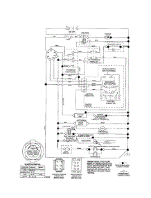 Diagram-Schematic(Tractor) parts for Husqvarna Riding Mower Tractor 287560 from AppliancePartsPros.com