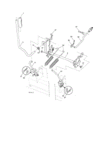 Mower Lift parts for Husqvarna Riding Mower Tractor 289560 from AppliancePartsPros.com
