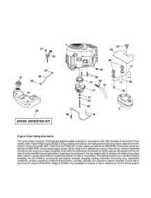 Engine parts for Husqvarna Riding Mower Tractor 289570 from AppliancePartsPros.com