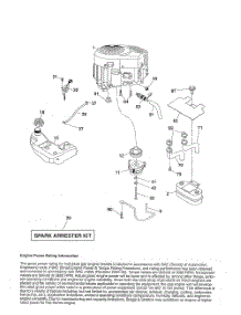 Engine parts for Husqvarna Riding Mower Tractor 290840 from AppliancePartsPros.com