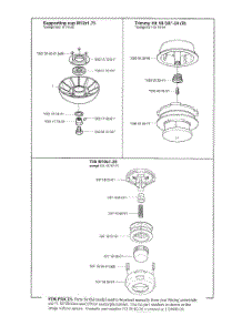 Page 3 parts for Husqvarna Grass Line Trimmer 323L from AppliancePartsPros.com