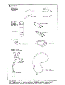 Accessories parts for Husqvarna Grass Line Trimmer 323R from AppliancePartsPros.com