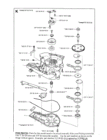 Housing parts for Husqvarna Brush Cutter 325HS75X from AppliancePartsPros.com
