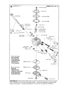 Carb parts for Husqvarna Grass Line Trimmer 325L from AppliancePartsPros.com