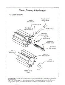Clean Sweep Attachment parts for Husqvarna Grass Line Trimmer 325LX from AppliancePartsPros.com