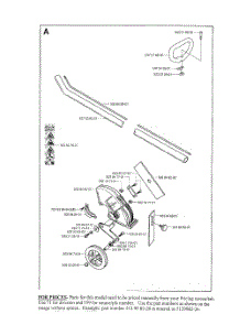 Handle, Lower Guard parts for Husqvarna Edger 326E from AppliancePartsPros.com