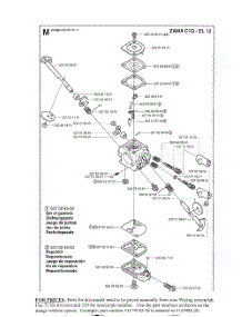 Carb parts for Husqvarna Edger 326EX from AppliancePartsPros.com