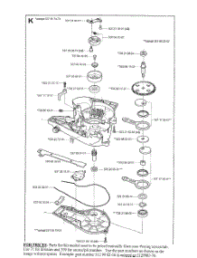 Gear Box parts for Husqvarna Hedge Trimmer 326HS75X from AppliancePartsPros.com