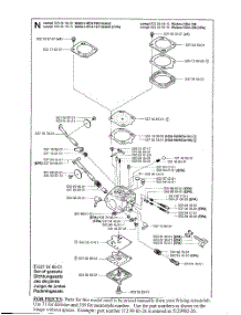 Carb Assembly parts for Husqvarna Chainsaw 357XP from AppliancePartsPros.com