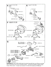 Crankshaft,Muffler,Carb,Air Filter parts for Husqvarna Chainsaw 357XP EPA1 from AppliancePartsPros.com