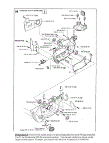 Crankcase Assembly parts for Husqvarna Chainsaw 357XP EPA1 from AppliancePartsPros.com