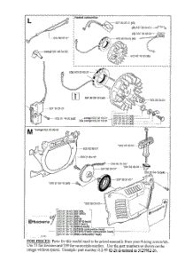 Flywheel & Ign, Starter Assembly parts for Husqvarna Chainsaw 357XP EPA1 from AppliancePartsPros.com