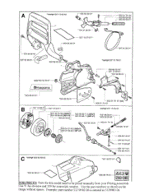 Guard,Side Cvr,Clutch,Oiler,Cylindercvr Assembly parts for Husqvarna Chainsaw 359 from AppliancePartsPros.com