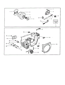 Clutch Drum  /  Chassis parts for Husqvarna Chainsaw 36 from AppliancePartsPros.com