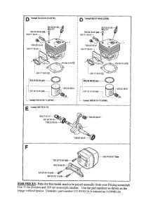 Cylinder, Crankshaft, Muffler parts for Husqvarna Brush Cutter 371K EPA from AppliancePartsPros.com