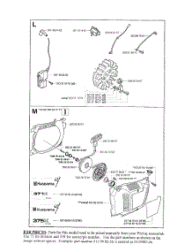 Ignition, Starter Assembly parts for Husqvarna Brush Cutter 371K EPA from AppliancePartsPros.com