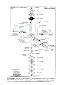 Carb Breakdown parts for Husqvarna Brush Cutter 375K from AppliancePartsPros.com