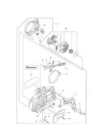 Chain Brake & Clutch Cover 435E parts for Husqvarna Chainsaw 435 from AppliancePartsPros.com