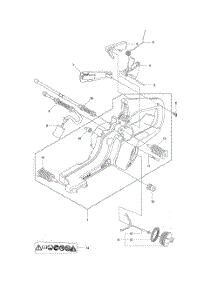 Fuel Tank parts for Husqvarna Chainsaw 435E from AppliancePartsPros.com