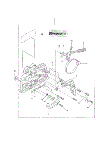 Chain Break  /  Clutch Cover 435 parts for Husqvarna Chainsaw 440E from AppliancePartsPros.com