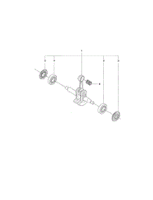 Crankshaft 435,435E,440E parts for Husqvarna Chainsaw 440E from AppliancePartsPros.com