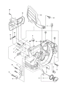 Crankcase 435,435E,440E parts for Husqvarna Chainsaw 440E from AppliancePartsPros.com