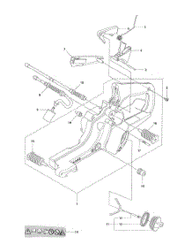 Fuel Tank 435,435E,440E parts for Husqvarna Chainsaw 440E from AppliancePartsPros.com