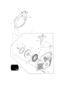 Starter parts for Husqvarna Chainsaw 450 from AppliancePartsPros.com