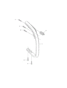 Handle parts for Husqvarna Chainsaw 450E from AppliancePartsPros.com