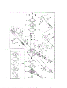 Carburetor Details parts for Husqvarna Chainsaw 455 RANCHER from AppliancePartsPros.com