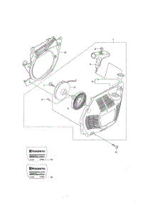 Starter parts for Husqvarna Chainsaw 455 RANCHER from AppliancePartsPros.com