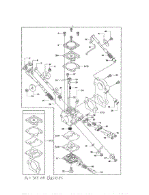 Carburetor Details parts for Husqvarna Chainsaw 455E from AppliancePartsPros.com